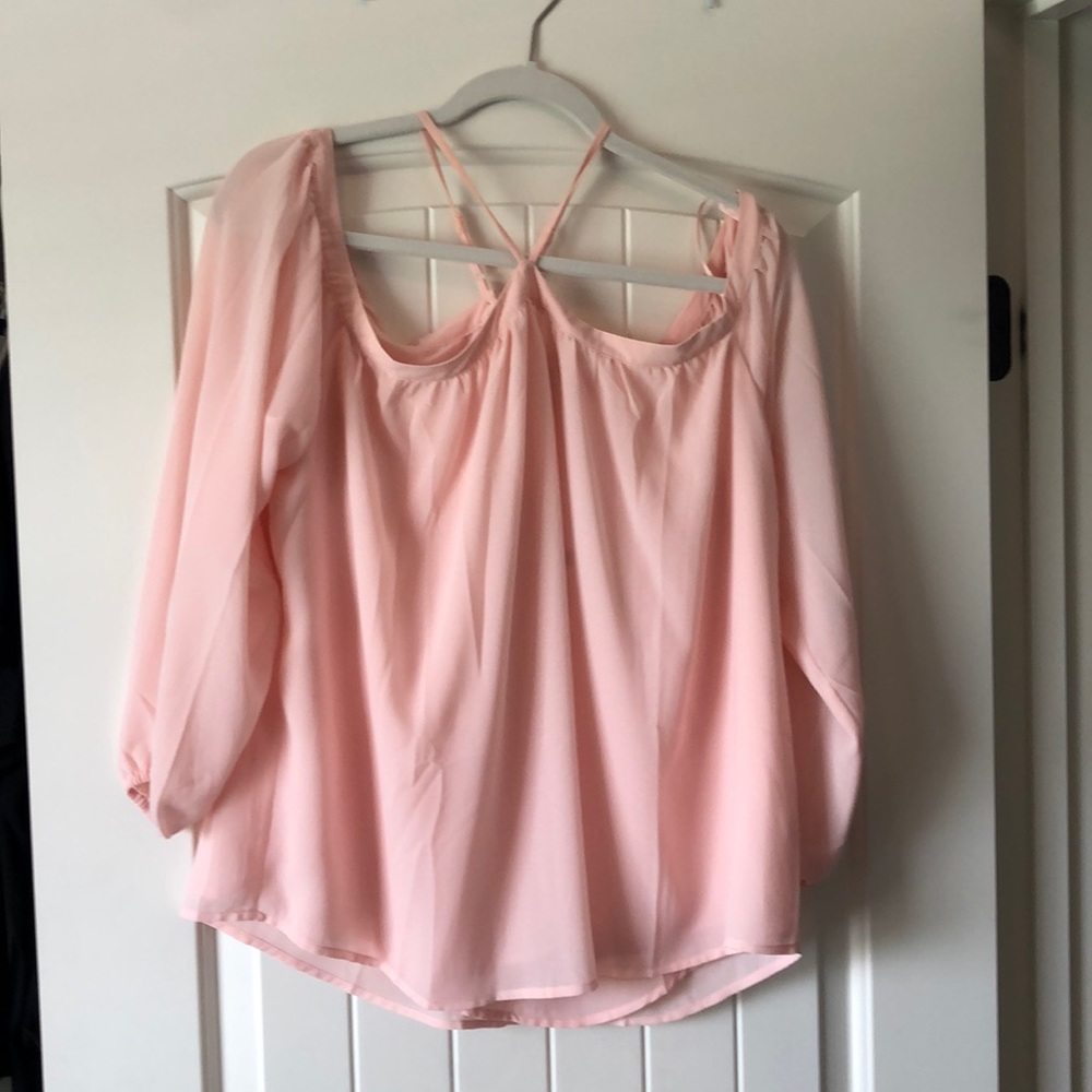 Cold shoulder blouse